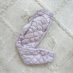 Athleta Lavender Quilted Joggers